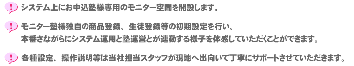 モニター内容